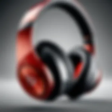 Close-up of Beats headphones showcasing design