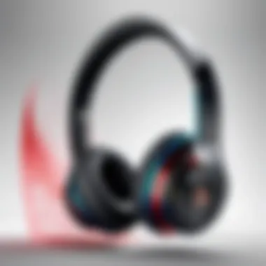 Sound wave graphic representing audio quality
