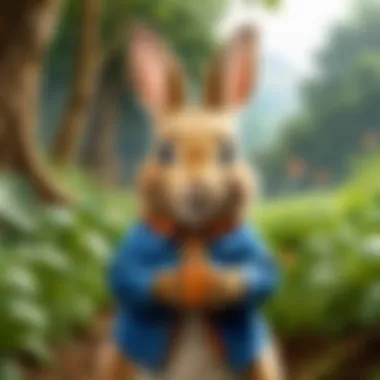 Evolving Legacy of Peter Rabbit A visual comparison of contemporary adaptations of Peter Rabbit