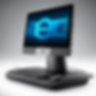 Aesthetic Appeal of the Docking Station Sleek design of the Dell Multi-Monitor Docking Station showcasing its modern aesthetics.