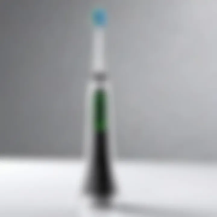 Close-up view of DiamondClean Sonic Electric Toothbrush showcasing its sleek design and innovative features