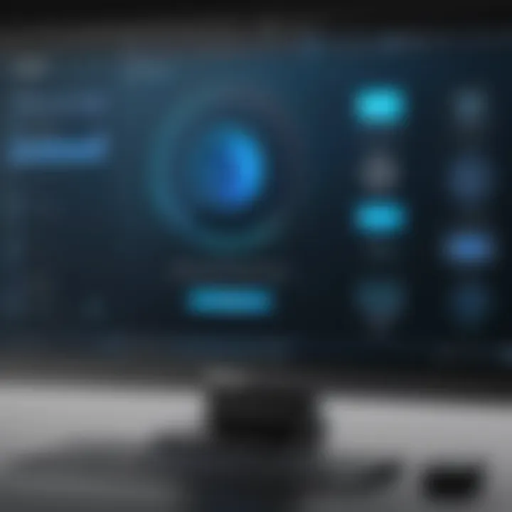 User interface showcasing Foscam webcam settings