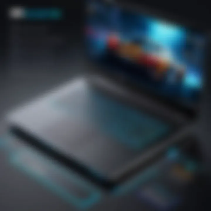 An infographic illustrating different types of gaming laptop sweepstakes