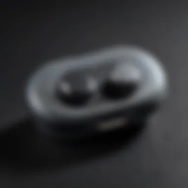 Side view of the Pixel Buds A Series case skin highlighting material texture.