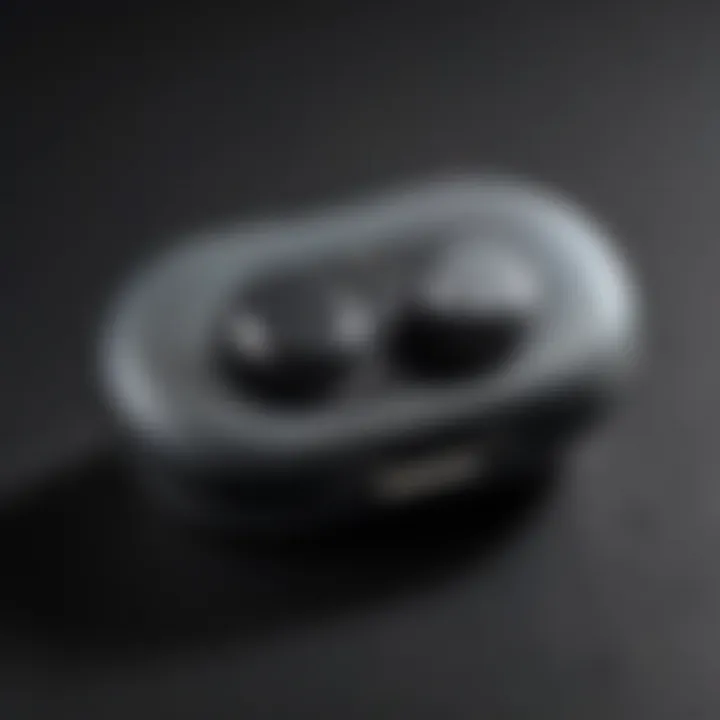 Side view of the Pixel Buds A Series case skin highlighting material texture.