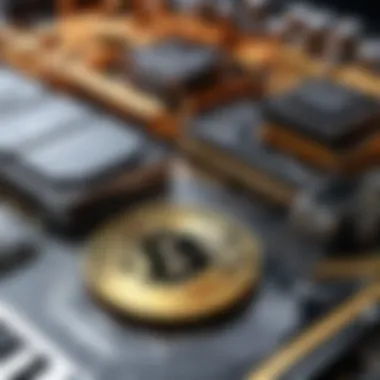 Graphical representation of cryptocurrency mining trends Graphical representation of cryptocurrency mining trends