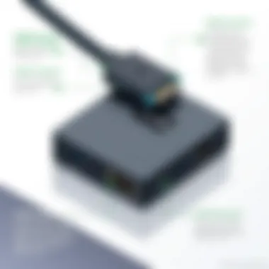 Illustration showcasing HDMI extender capabilities