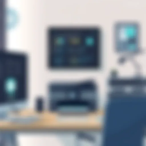 HP Envy Printer in a modern home office setup