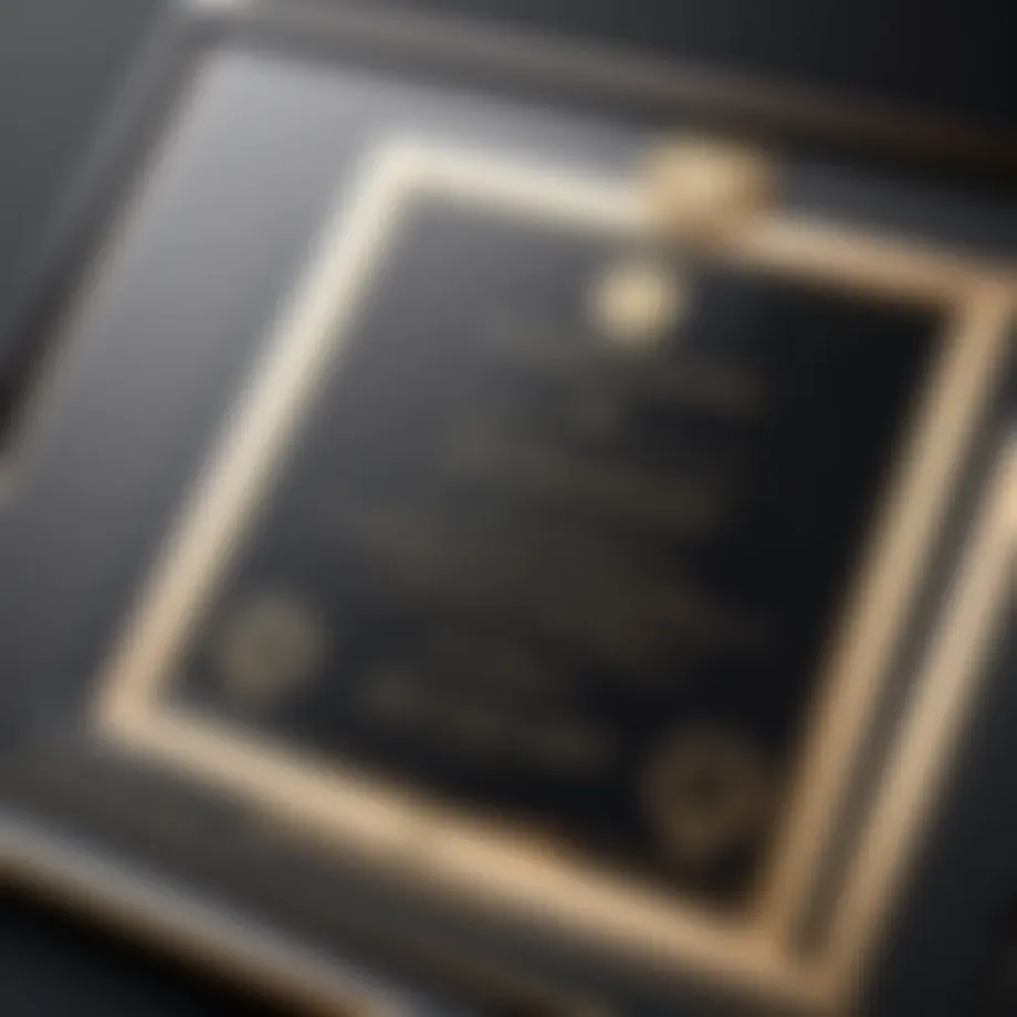 Elegant JHU diploma frame showcasing a prestigious degree