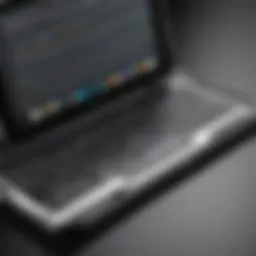 Stylish keyboard case for Kindle Fire HD 8 with a sleek design
