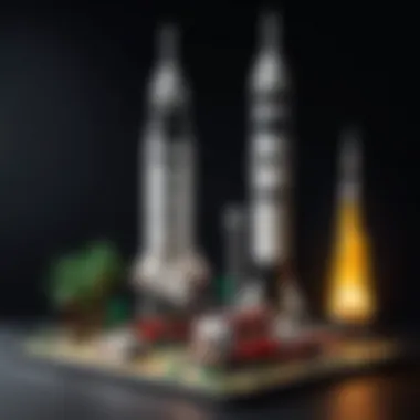 Creative Engagement with LEGO Ideas Saturn V Creative builders engaged with the LEGO Ideas Saturn V set.