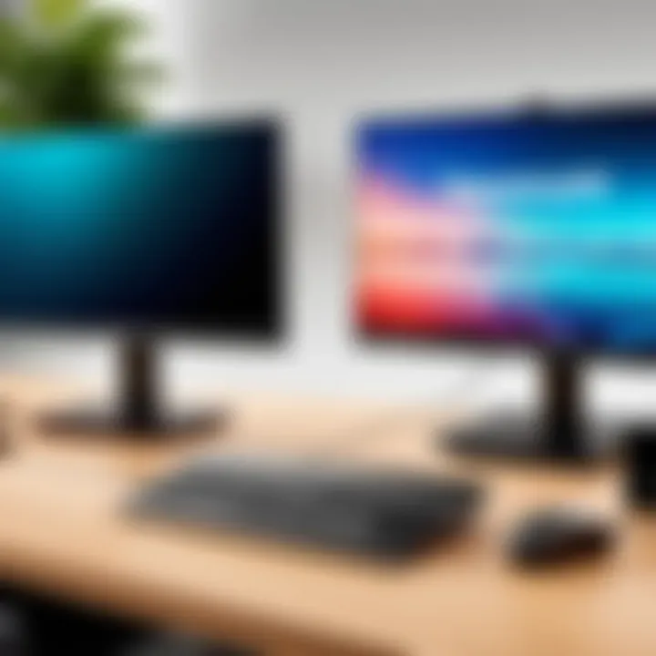 Visual representation of different environments where Lenovo thin clients can be utilized.