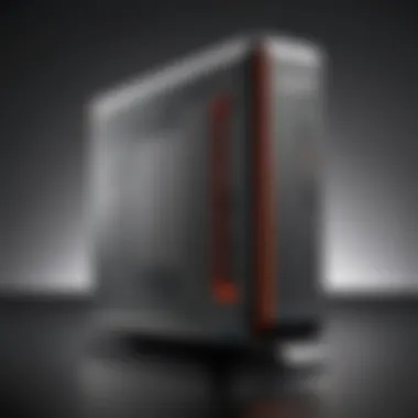 Design Innovation in Lenovo Thin Clients Elegant design of Lenovo thin client desktop showcasing modern aesthetics.