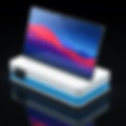 Elegant and modern design of Lenovo X12 Docking Station