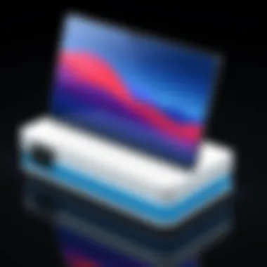 Sophisticated Aesthetic of the Lenovo X12 Docking Station Elegant and modern design of Lenovo X12 Docking Station