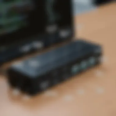 Comprehensive Overview of Connectivity Options Detailed view showcasing the ports of Lenovo X12 Docking Station