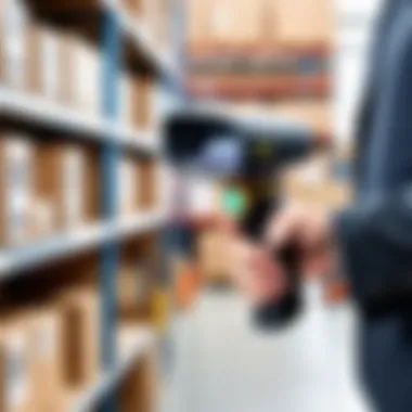 Integration of Barcode Scanner with Inventory Management Demonstration of long range wireless barcode scanner integration with inventory management software.