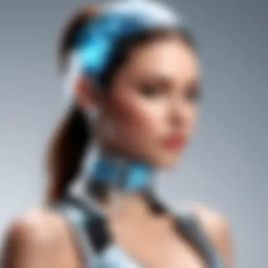Fusion of Tech and Fashion A sophisticated blend of technology and fashion showcased in MKF by Mia's latest collection.