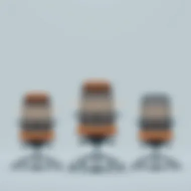 Various models of Herman Miller chairs highlighting neck support features