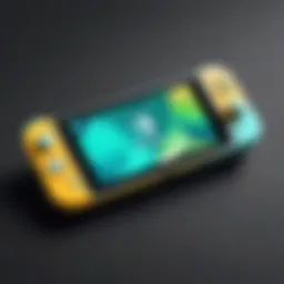 Nintendo Switch Lite showcasing its sleek design and vibrant colors