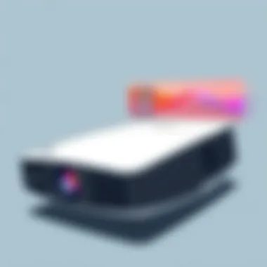 Design Overview of the Optoma ZH403 Projector Optoma ZH403 projector showcasing its design