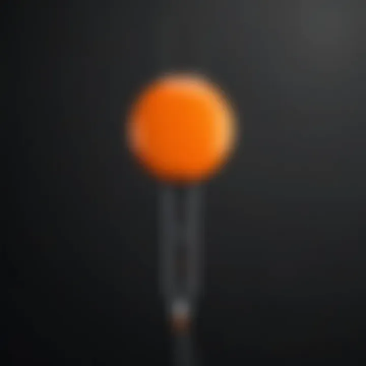 Diagram illustrating the functionality and key specifications of the Orange CB antenna.