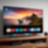 Smart TV showcasing Chromecast interface