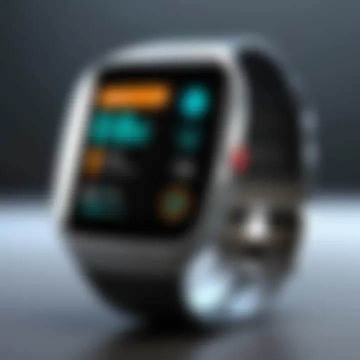 A sleek sports smart watch showcasing modern design