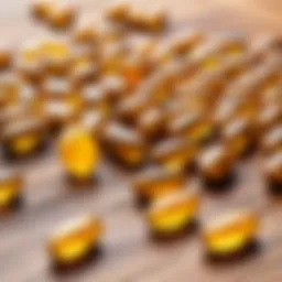 Swanson Natural Vitamin E capsules on a wooden surface