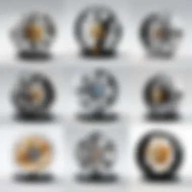 A collection of various Stirling engine toys highlighting their design diversity