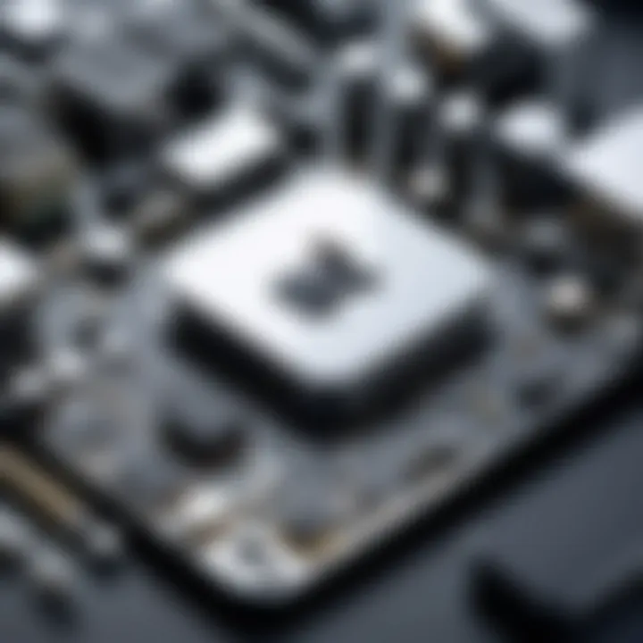 Infographic depicting the functionality of various logic board components.