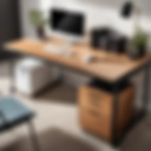 Sleek Baxton Studio desk design showcasing modern aesthetics