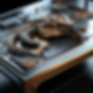 Craftsmanship Details of Dragon Coffee Table Close-up of the craftsmanship on a dragon coffee table.
