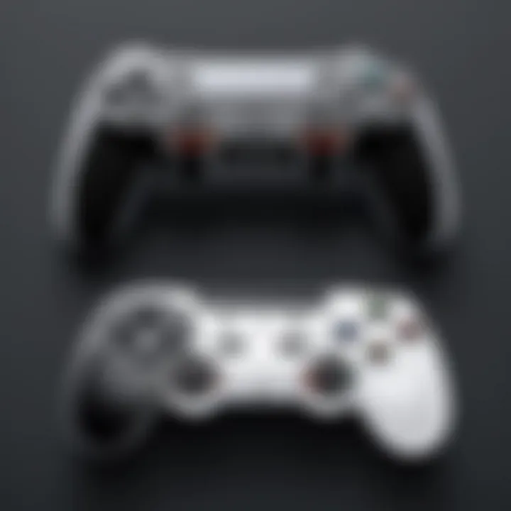 A side-by-side comparison of different types of phone gamepads highlighting their unique features.