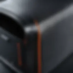 Close-up of the FilmGuard bag showcasing its durable material and stitching