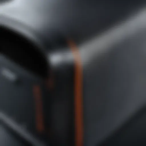 Close-up of the FilmGuard bag showcasing its durable material and stitching