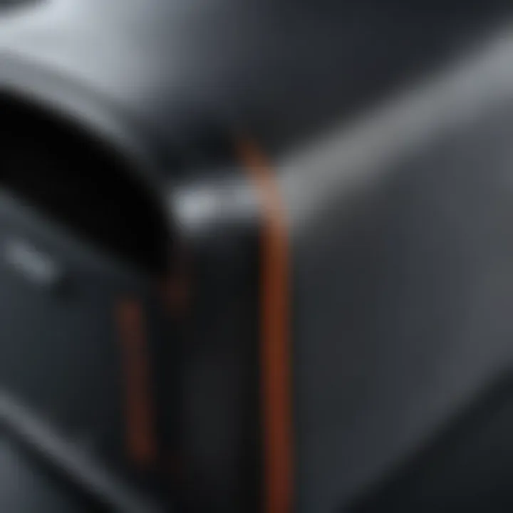 Close-up of the FilmGuard bag showcasing its durable material and stitching