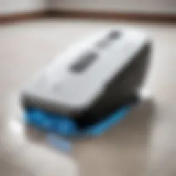 Close-up view of the Floormate Jet showcasing its innovative design and technology.