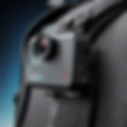 GoPro rucksack clip showcasing its unique design