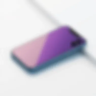 Elegant view of the iPhone XS Max showcasing its sleek design