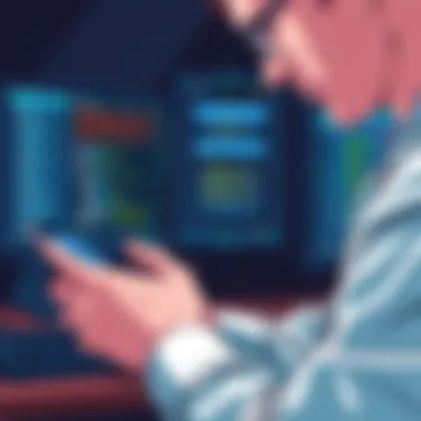 User interacting with the iPhone XS Max in a real-world scenario