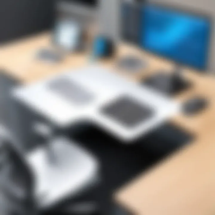 An ergonomic lap work station with optimal materials for comfort
