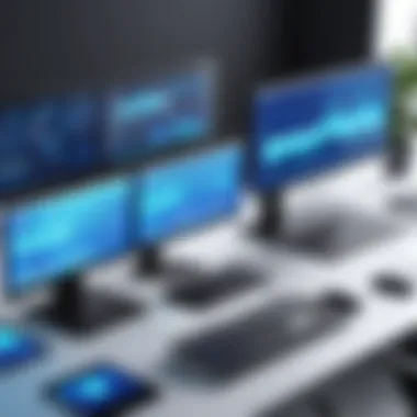 Technology integrated into a lap work station enhancing productivity