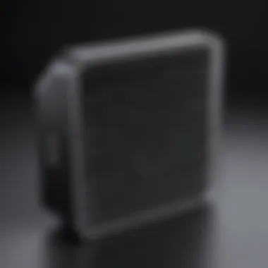 Close-up of Rabbit Air MinusA2 filter technology showcasing its layers
