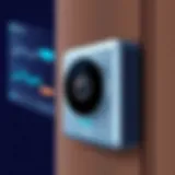 Detailed view of the Ring Video Doorbell showcasing its design