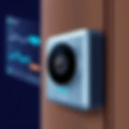 Detailed view of the Ring Video Doorbell showcasing its design