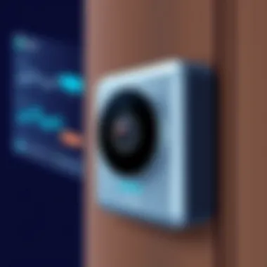 Detailed view of the Ring Video Doorbell showcasing its design