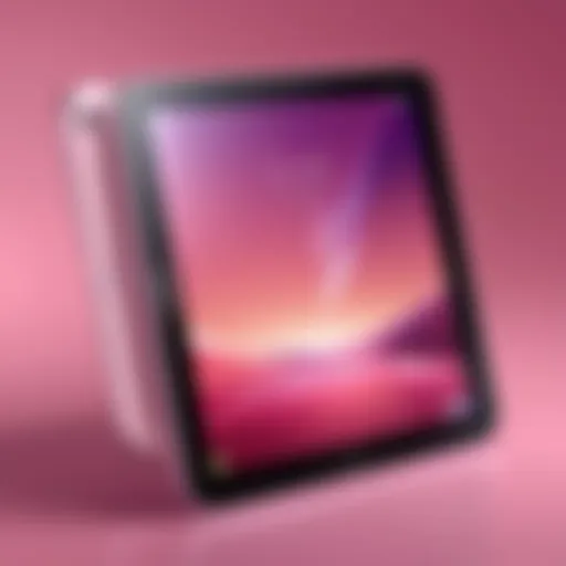 Elegant design of the Samsung Galaxy Tab Pink Edition showcasing its aesthetic appeal