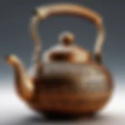 An ancient Viking tea kettle showcasing intricate designs and craftsmanship