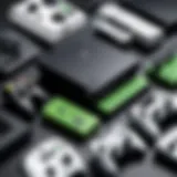 Diverse gaming consoles showcasing Xbox and PlayStation